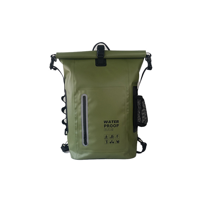 25 L Roll-Top Waterproof Backpack, PVC