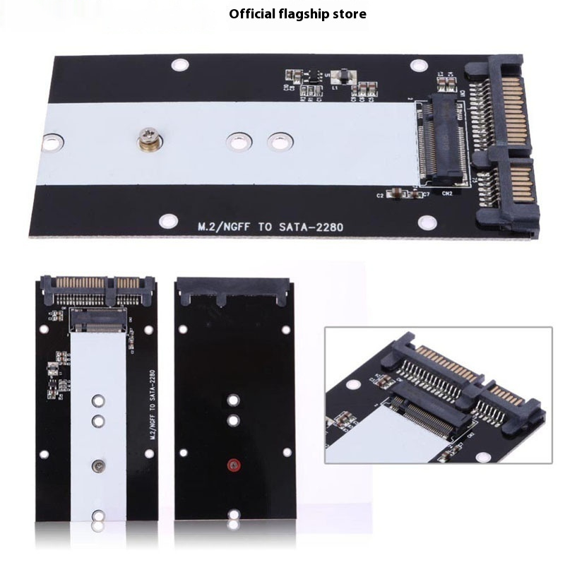 mSATA and M.2 NGFF to SATA 3.0 SSD Adapter Card