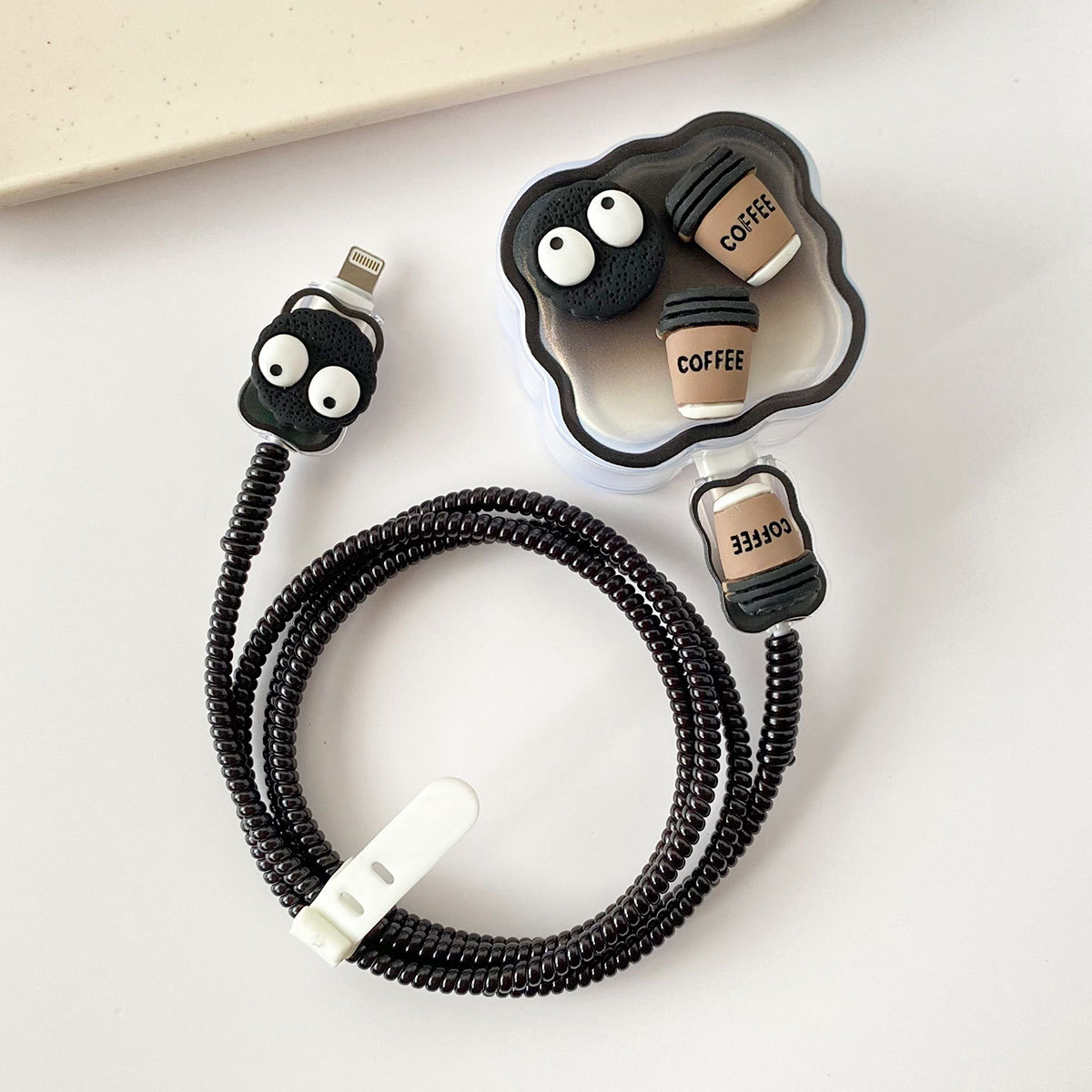 Charger and Cable Protector Set for 40 W Apple Charger