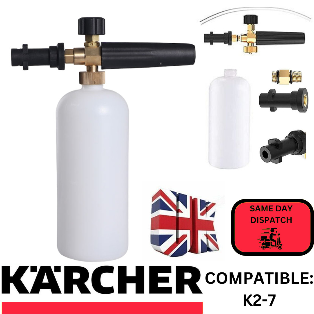 Snow Foam Lance with 1L Bottle, for Karcher K2 to K7