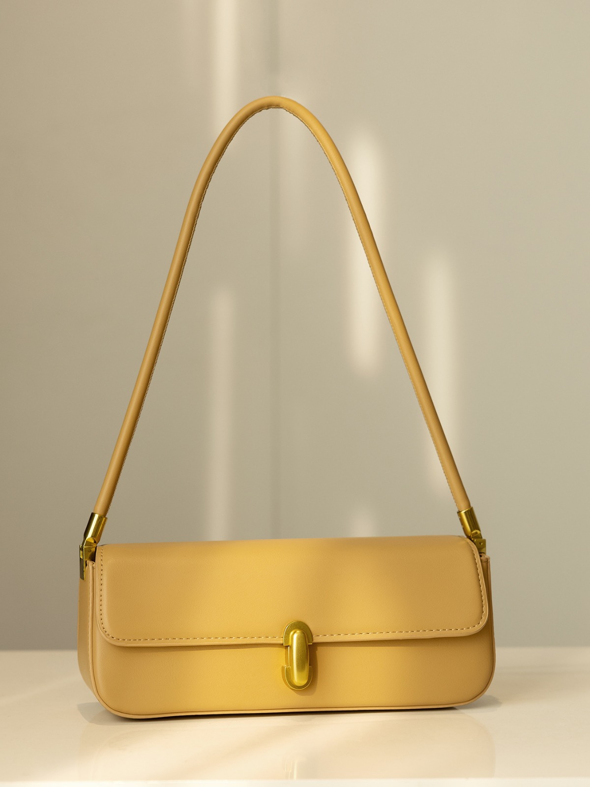 PU Flap Underarm Shoulder Bag