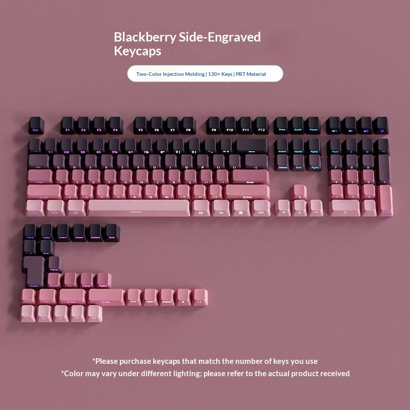 Side-Printed Translucent PBT Keycaps with Puller
