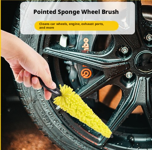 Car Gap Cleaning Brush, Yellow