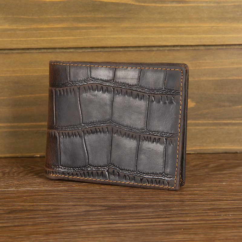 Women's Full-Grain Leather Retro Purse