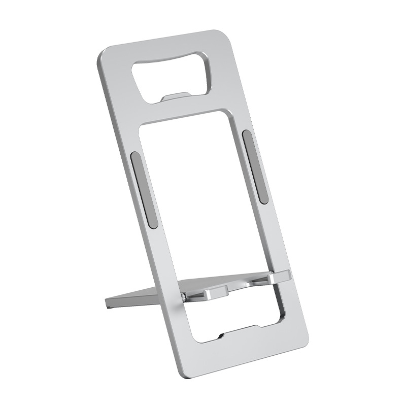 Card-Style Folding Phone Stand, Aluminium