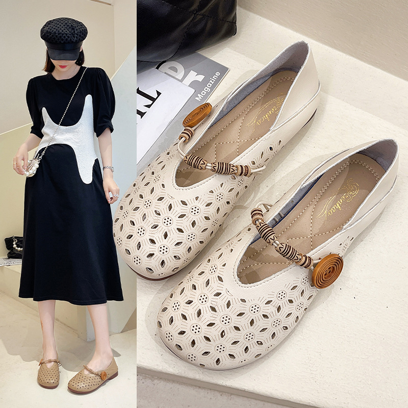 Women's Cut-Out Mesh Loafers