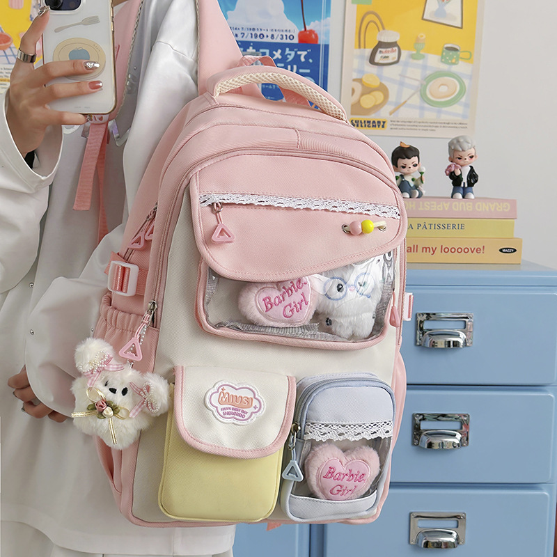 Teenagers' Nylon School Backpack, 20-35 L