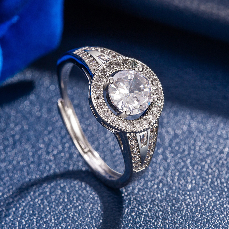 Four-Prong Zircon Ring