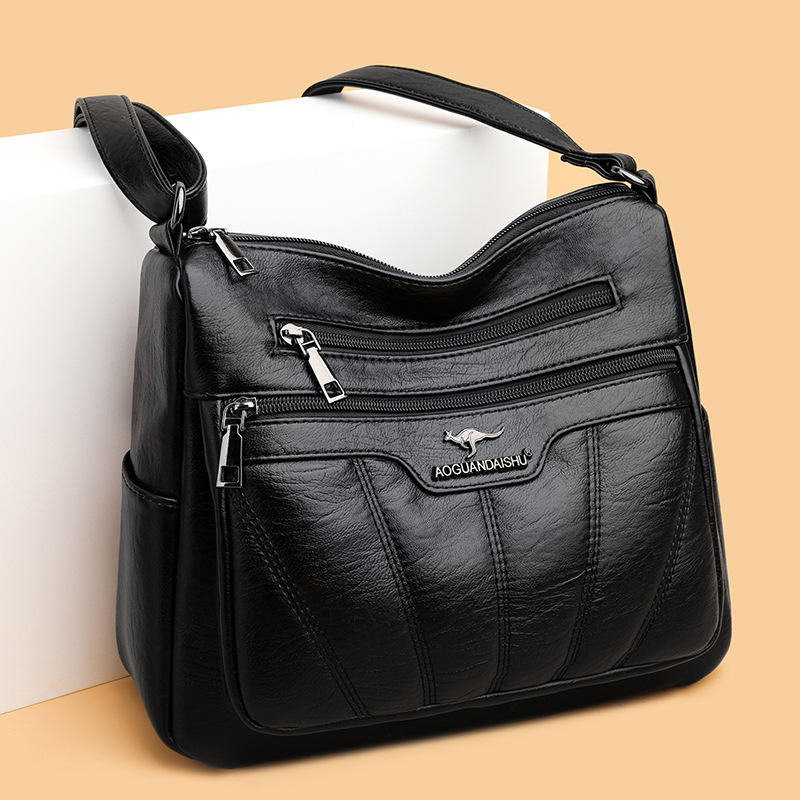 Soft PU Crossbody Bag