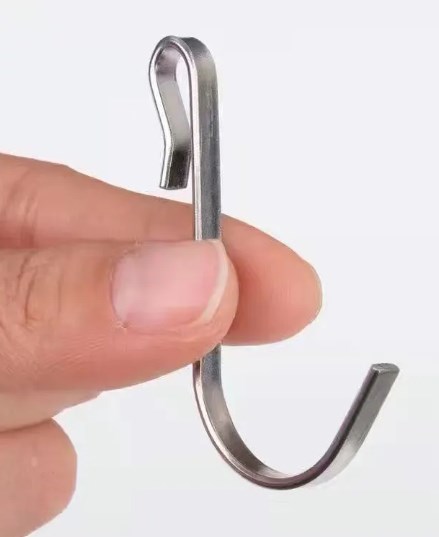 S-Hooks, Silver, One Pack