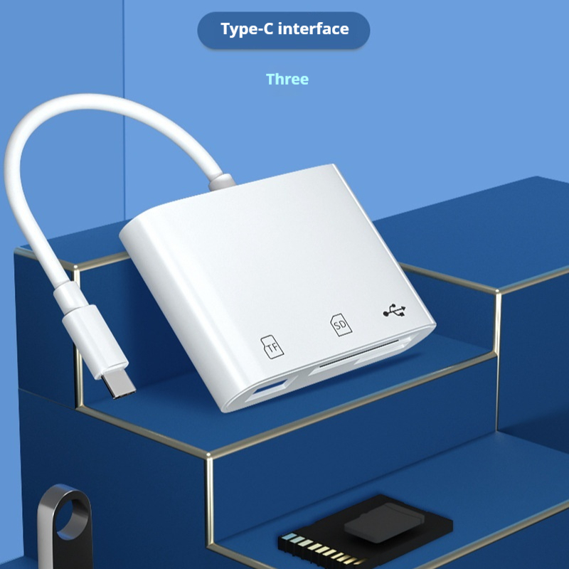 USB-C SD and TF Card Reader