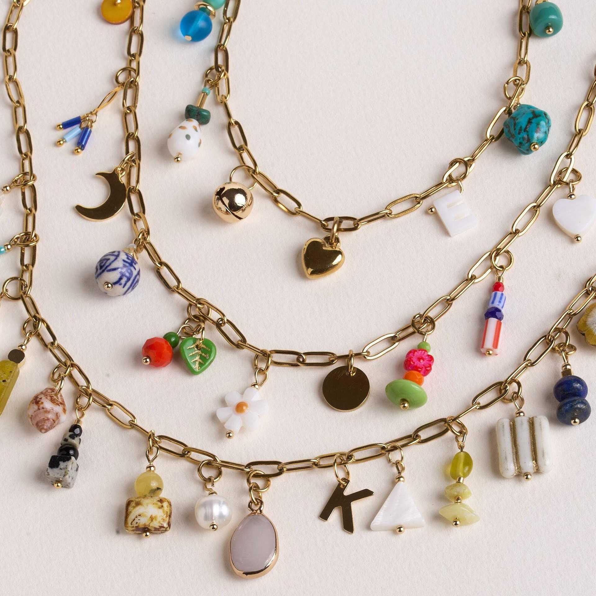 Stainless Steel Charms and Chains, Mix and Match
