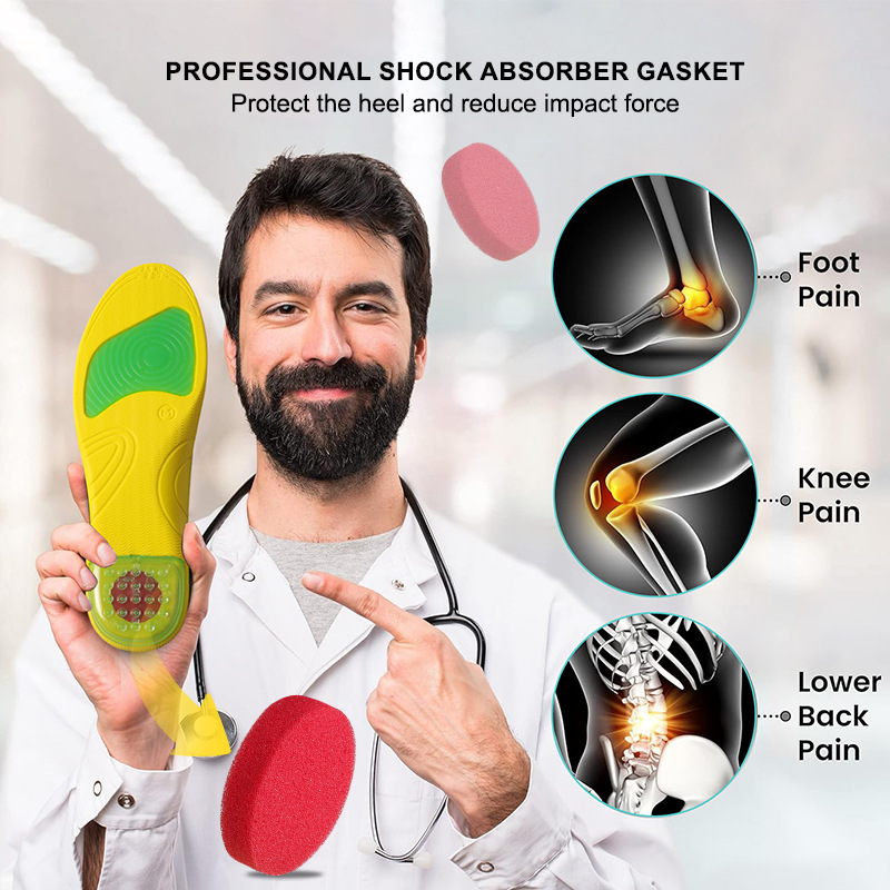 Shock-Absorbing Sports Insoles
