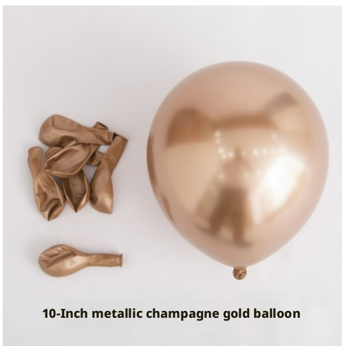 Metallic Balloons, 10in, 10 Pack