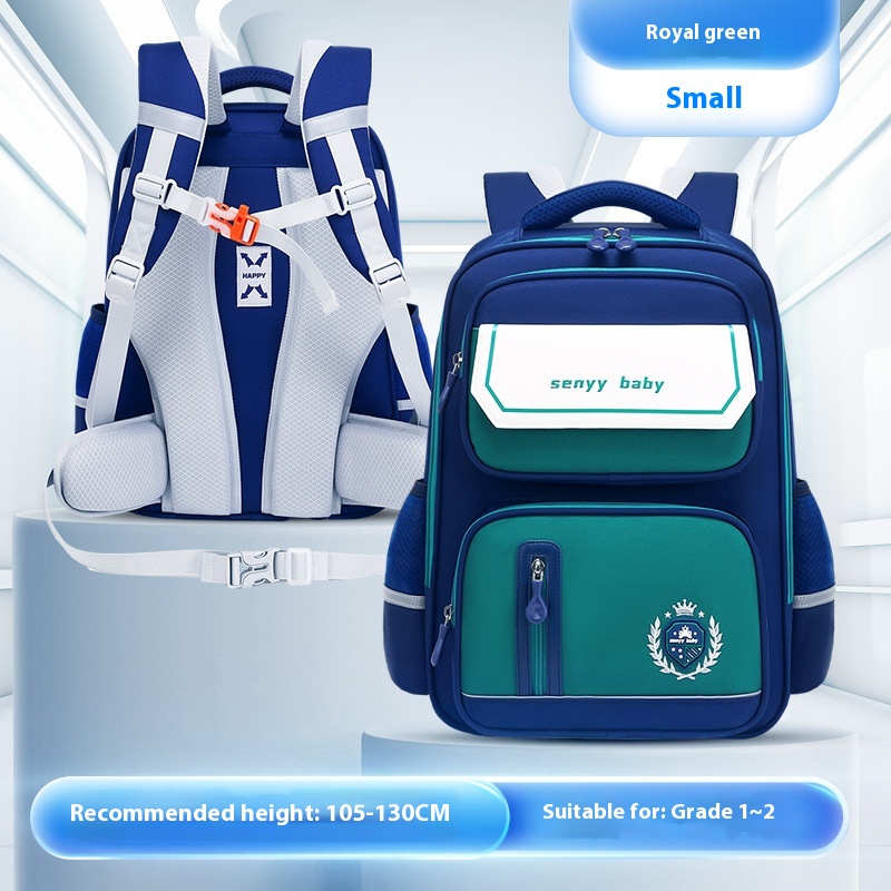 Children's Oxford Cloth School Backpack, Two Sizes