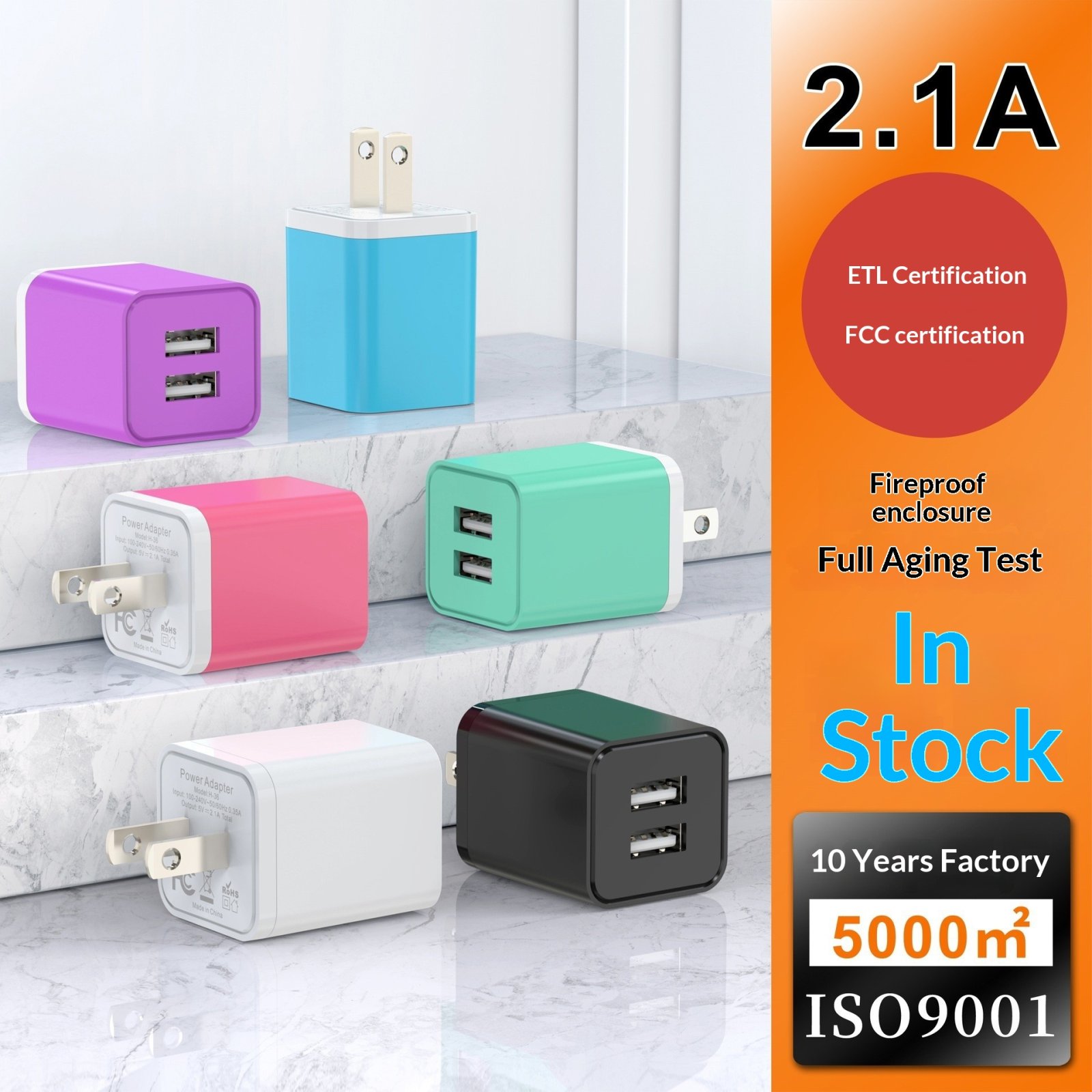 10 W USB Mains Charger