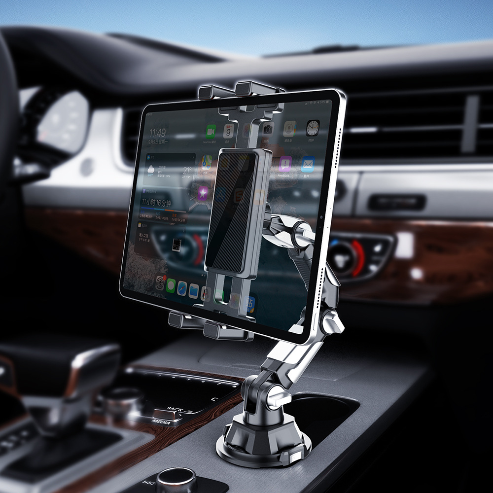 Cup Holder Mount for Phones and Tablets, Adjustable Arm