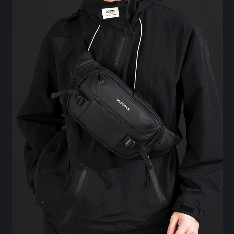 Men's Nylon Chest Bag for Commuting