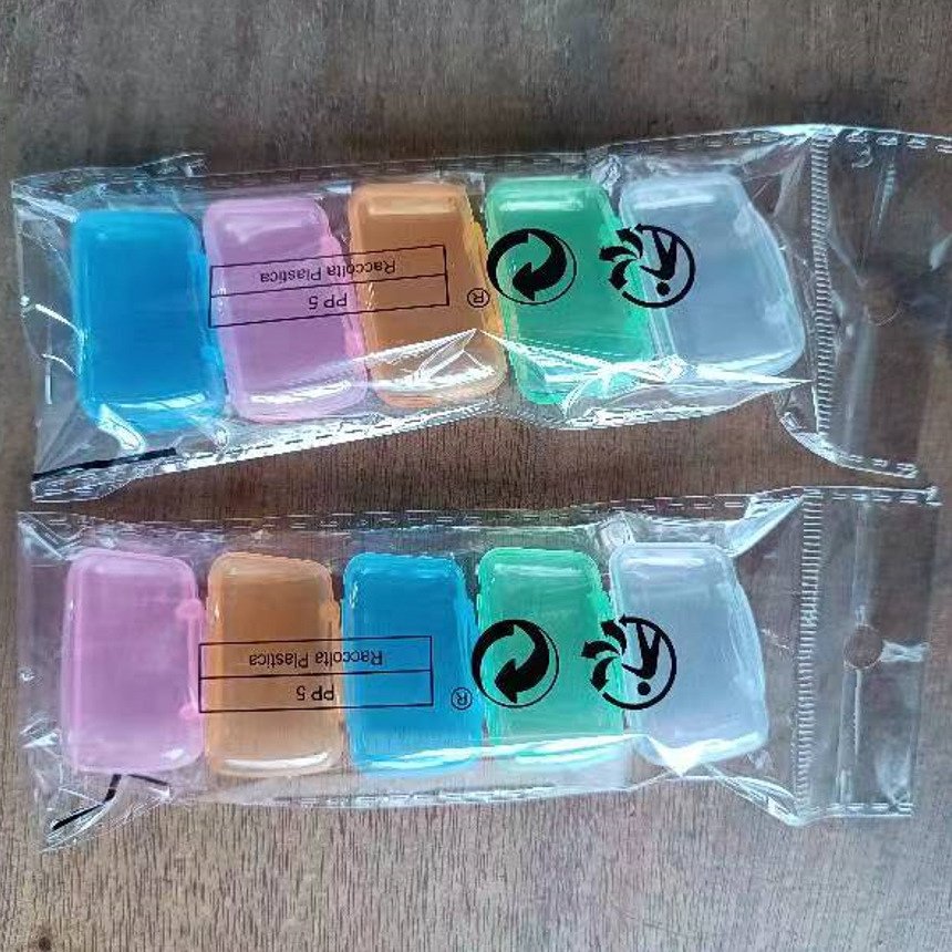 Toothbrush Head Covers, Five Pack