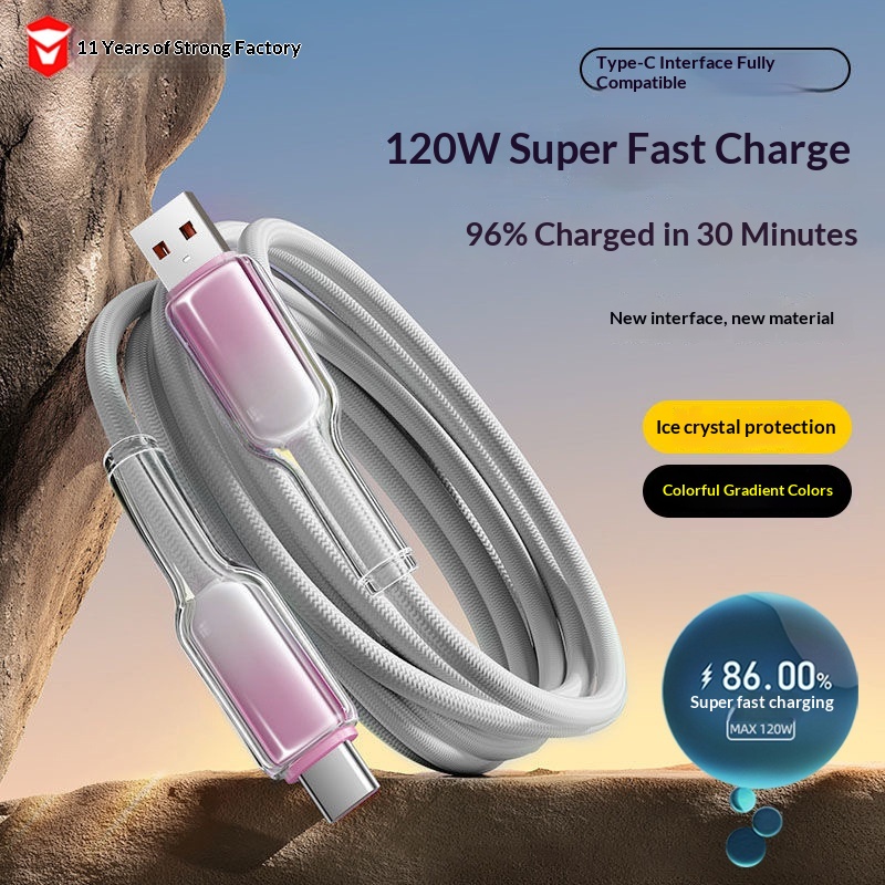 Gradient Fast-Charging Cable, 12 W to 65 W
