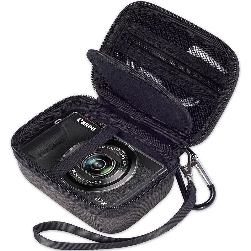 Hard Shell Compact Camera Case with Wrist Strap