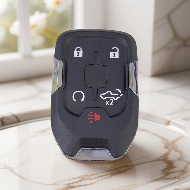 5-Button Smart Key Shell for Chevrolet Silverado and GMC Sierra (2019-2022)