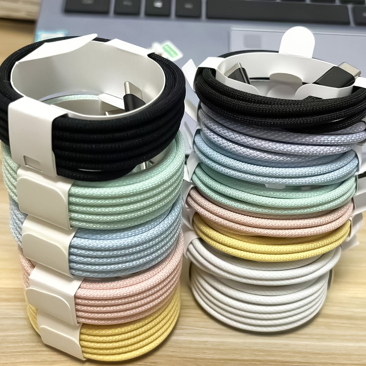 Braided USB-C Cable, Seven Colours