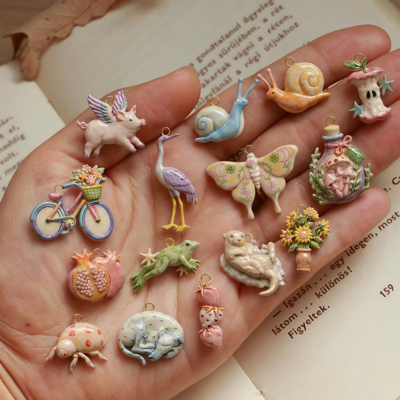 Cartoon Animal Charm Pendant