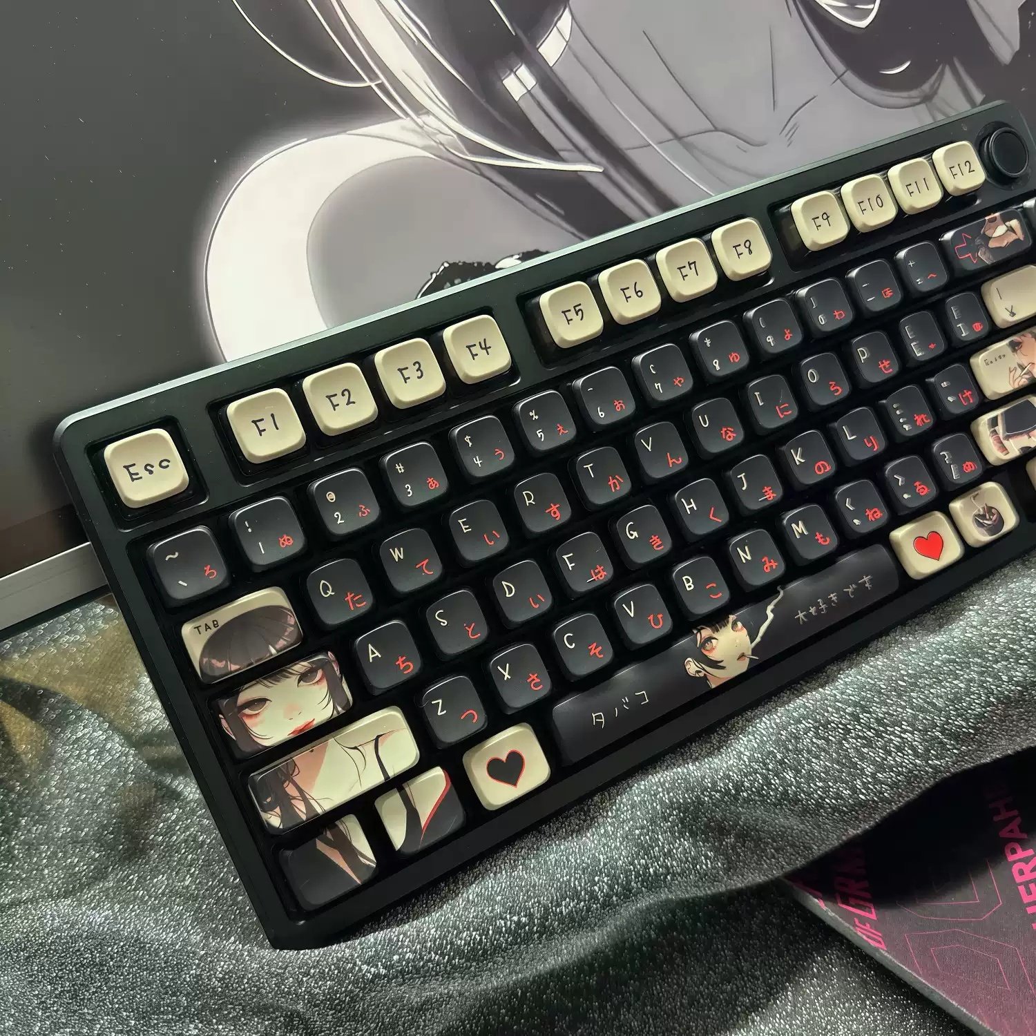 MDA Profile Translucent PBT Keycap Set, 122 Keys