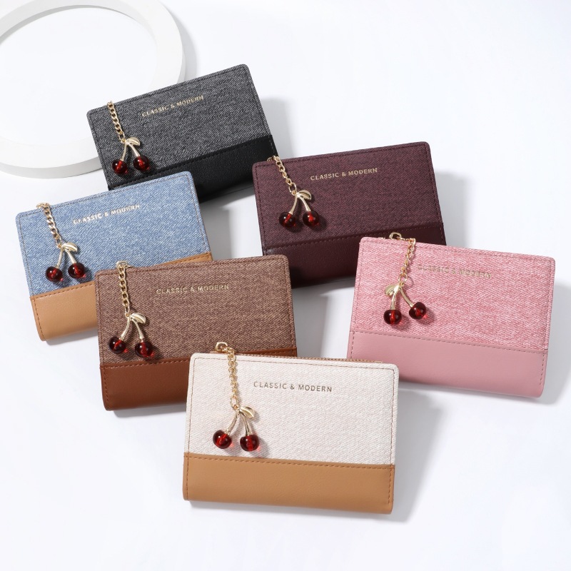 Women's Patchwork PU Wallet