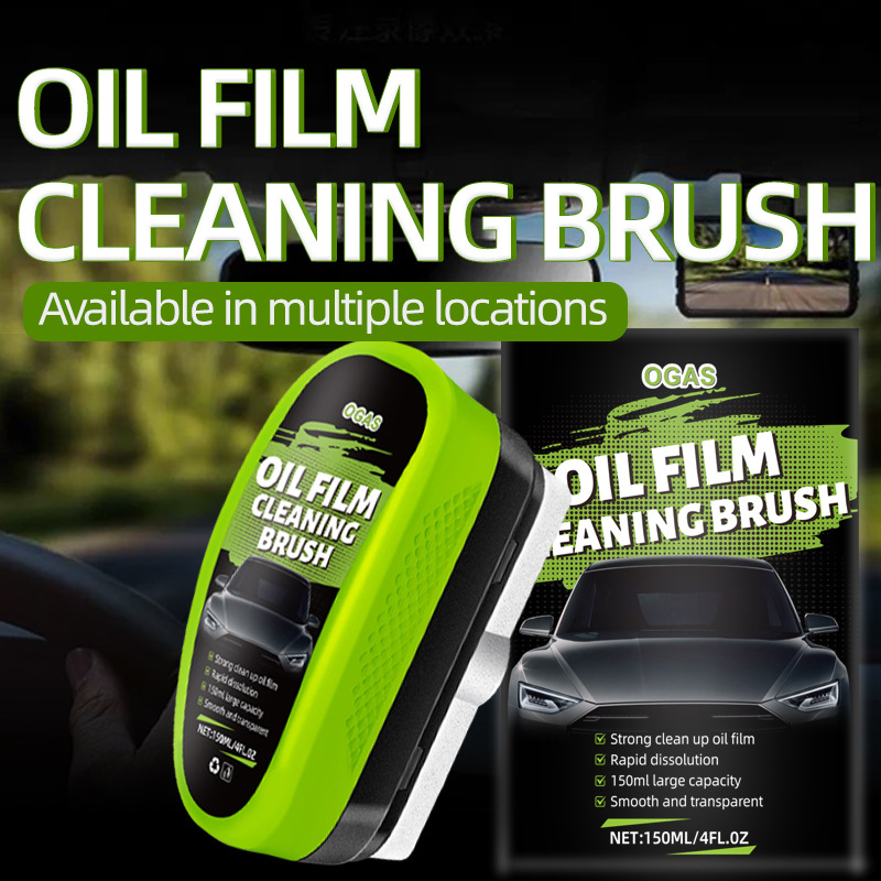 Windshield And Side Window Oil Film Remover Brushpowerful Degreasing And Stain Removing Formula