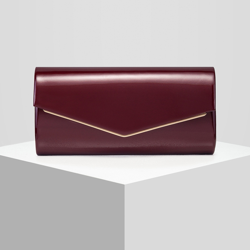 Glossy Evening Clutch Bag