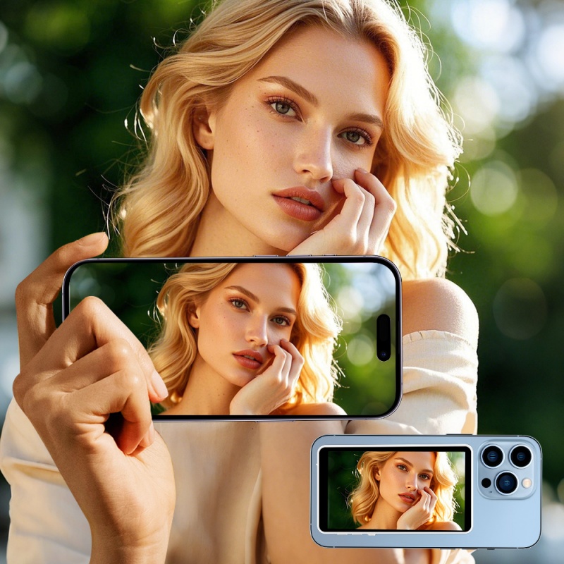 Wireless Magnetic Selfie Display
