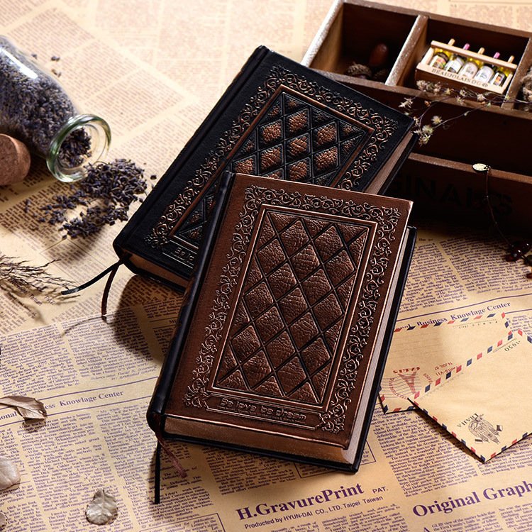 Embossed Faux Leather Notebook
