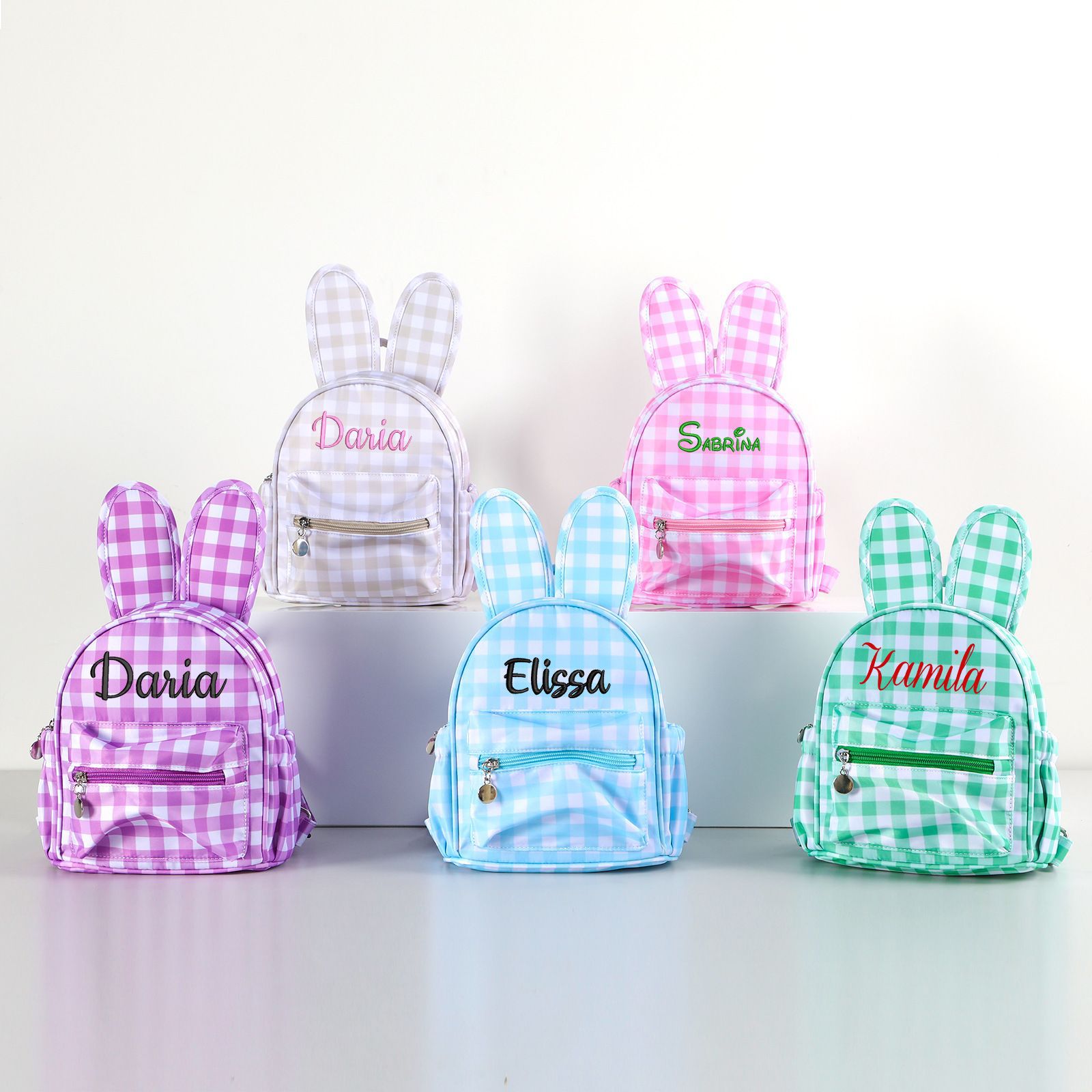 Plaid Mini School Backpack, 20-35 L