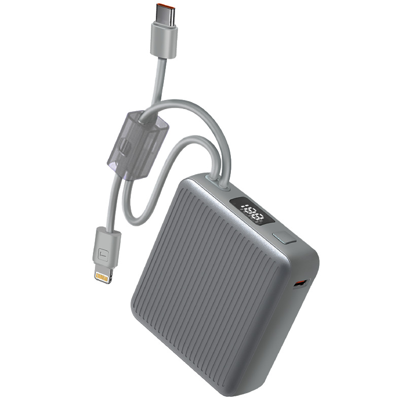 KP-717 10,000 mAh Compact Power Bank with Digital Display