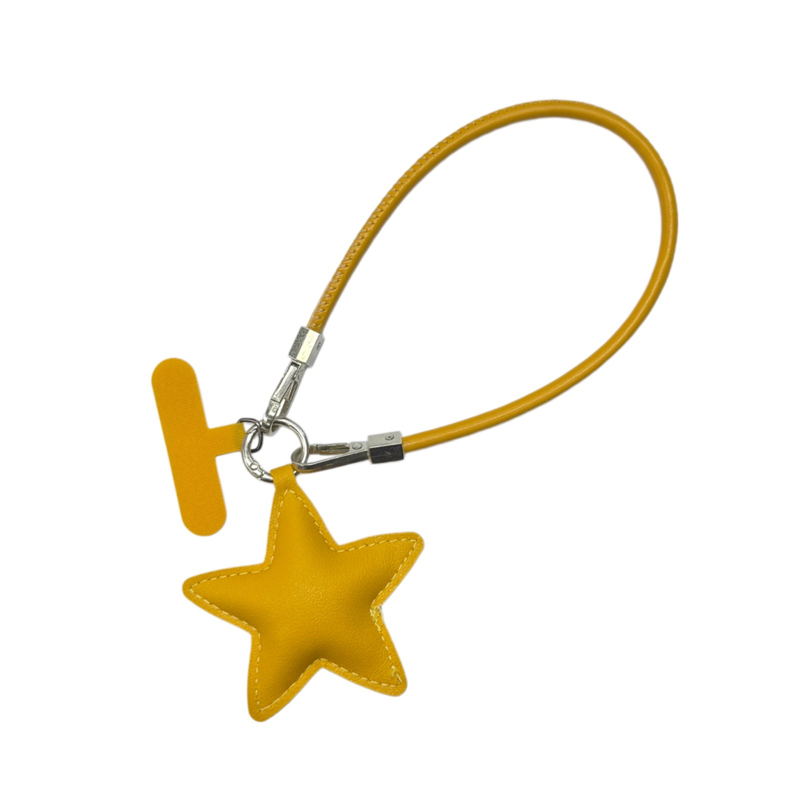 Leather Phone Strap with Star Charm