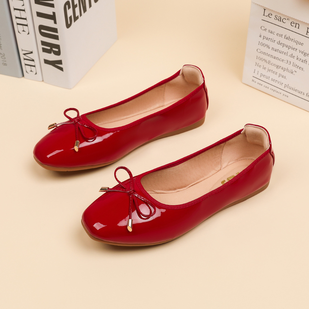 Women's Square-Toe Patent Loafers