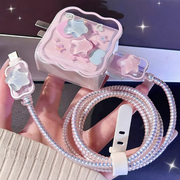 Cartoon Cable and Charger Protector Sleeve