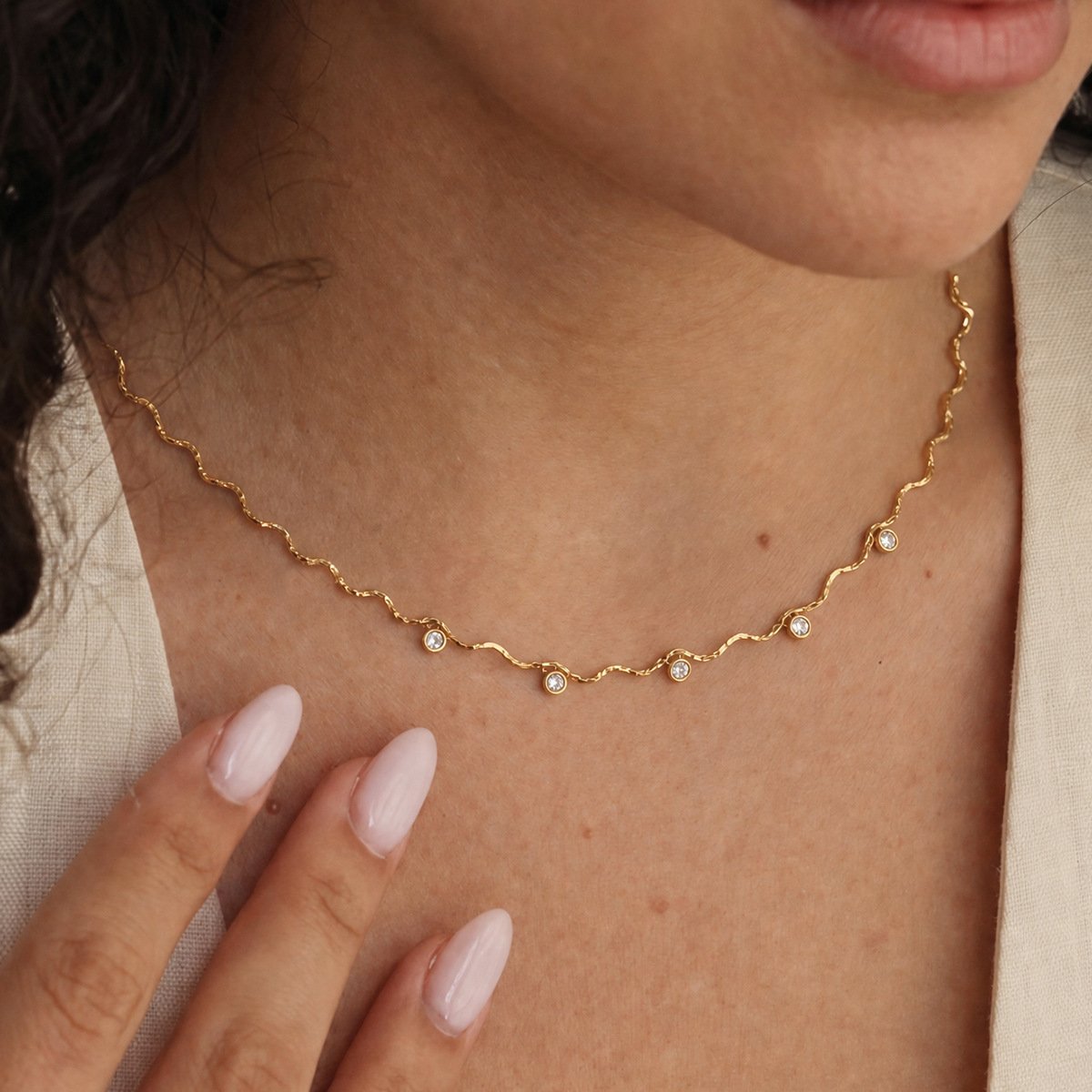 Titanium Steel Collarbone Chain