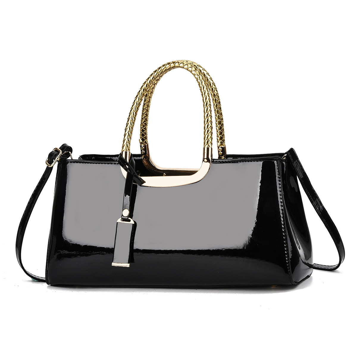 Retro PU Shoulder Bag, 34 x 16 cm