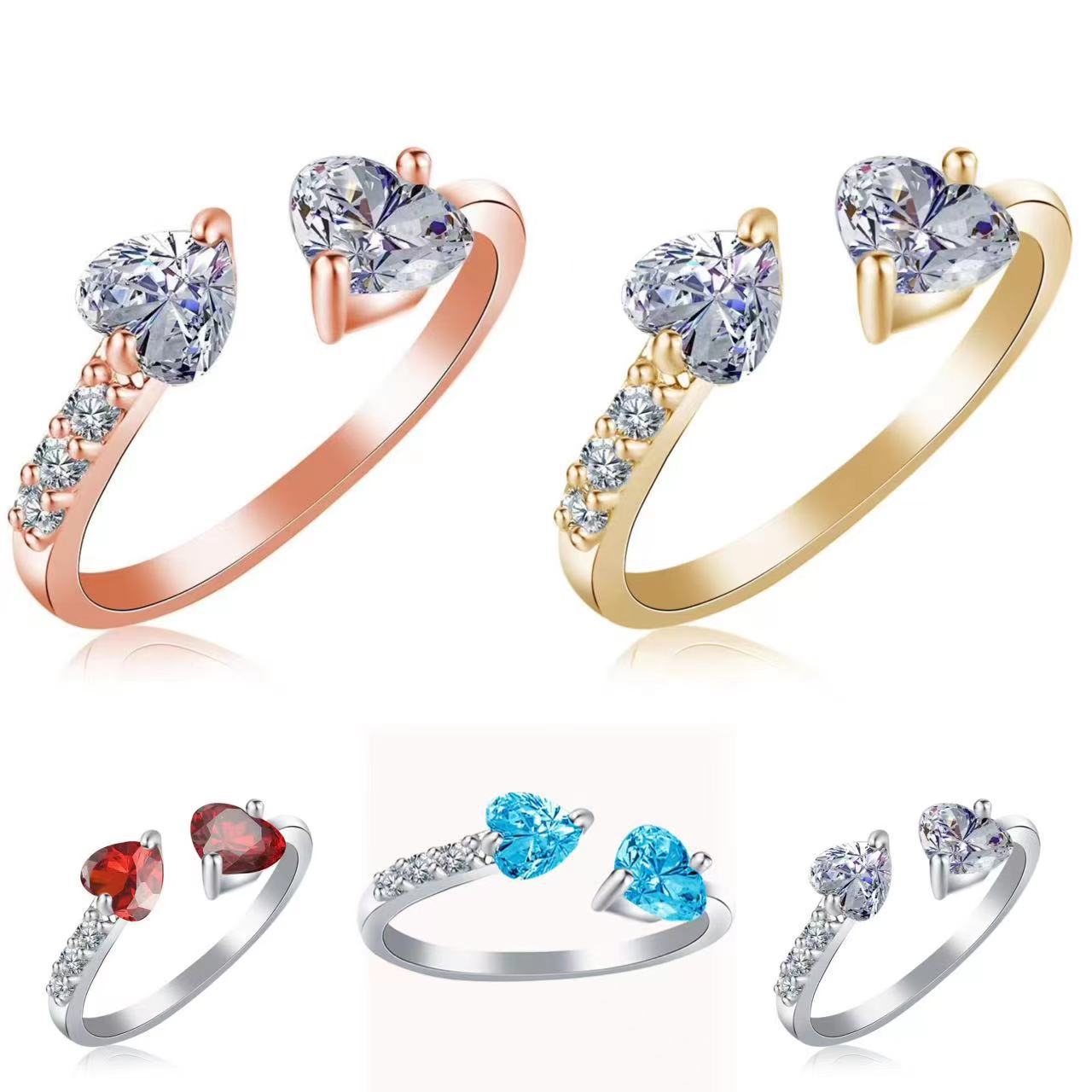Open Heart Ring, Several Colours