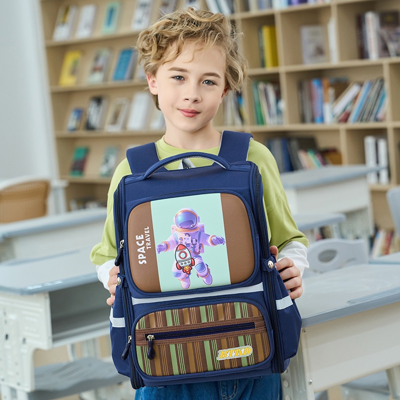 Astronaut Print School Backpack, 40 x 30 cm