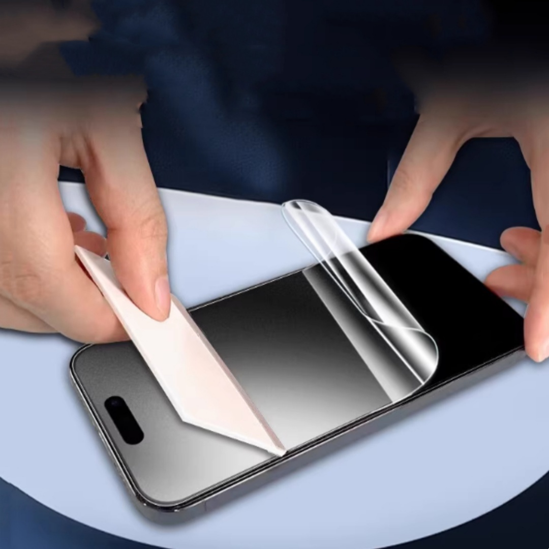 Matte Hydrogel Screen Protector for iPhone 13 to 16, with Lens Protector