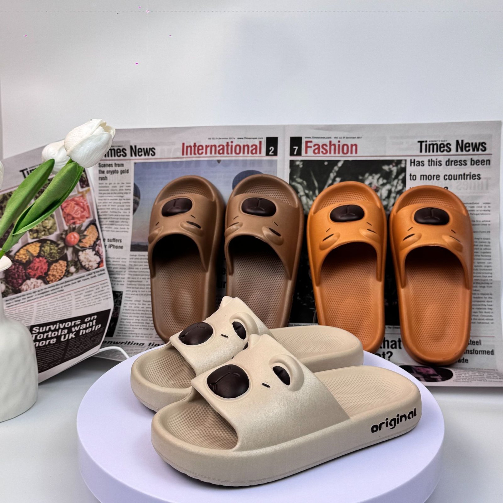 Matching Parent and Child Non-Slip Slippers
