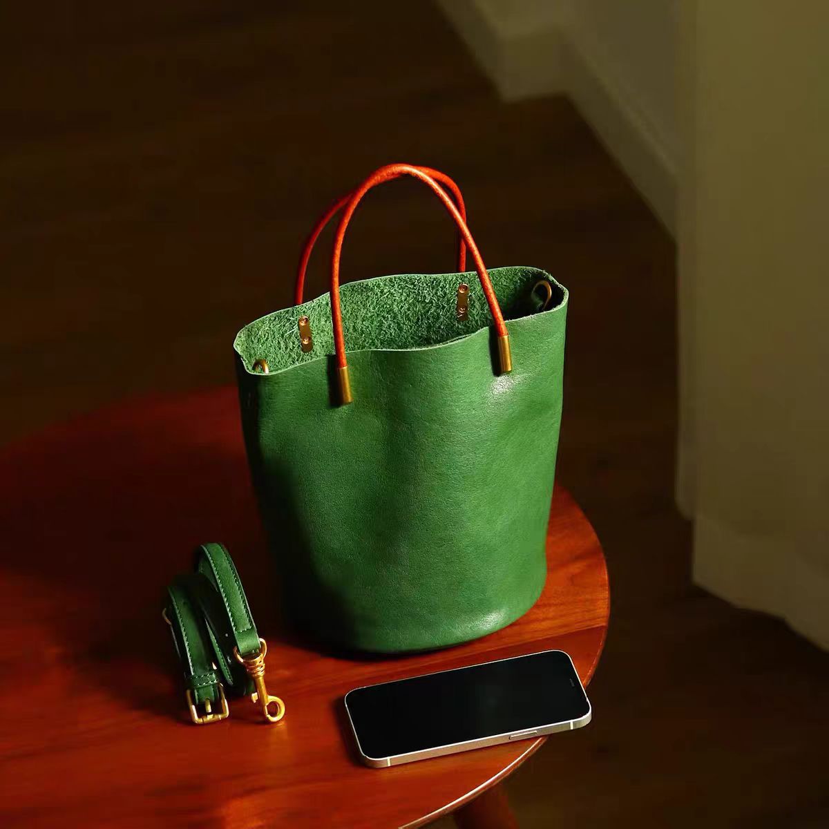 Women's Textured PU Handbag