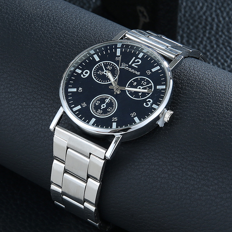 Men's Casual Watch with Blue Light Display