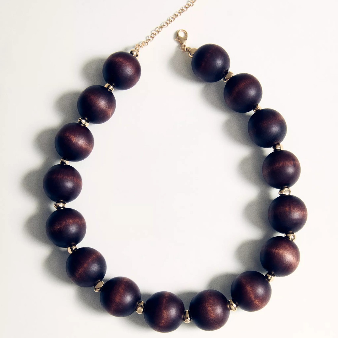 Handmade Wooden Bead Necklace