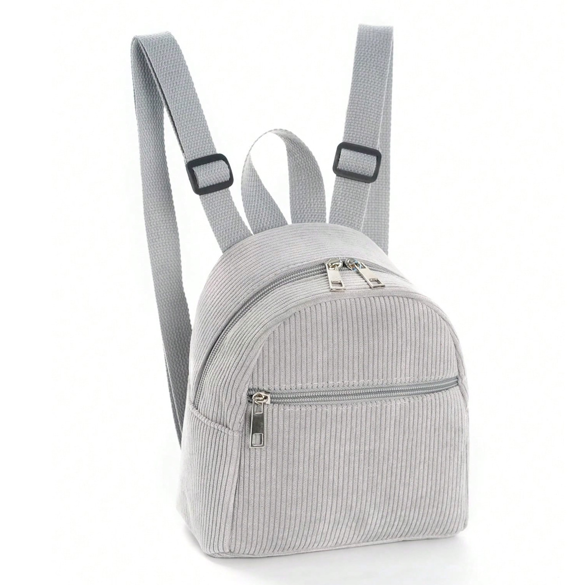 Mini Corduroy Backpack, Grey
