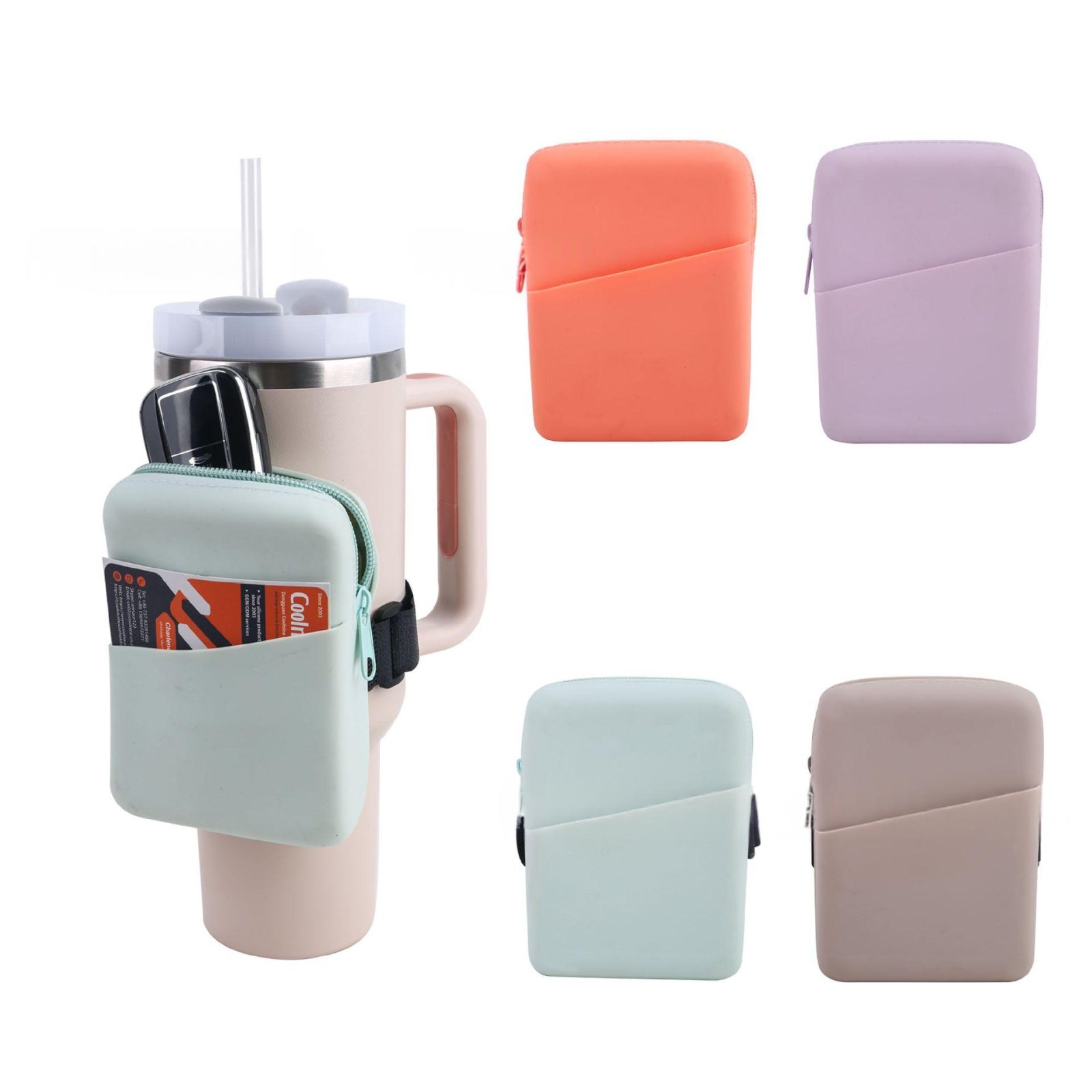 Silicone Tumbler Handle Cover